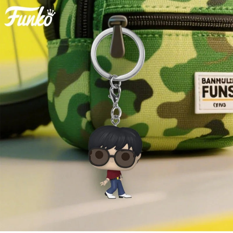 BTS Dynamite Figure Keychain Set – RM, Jin, Suga, J-Hope, Jimin, V & Jungkook Collectibles