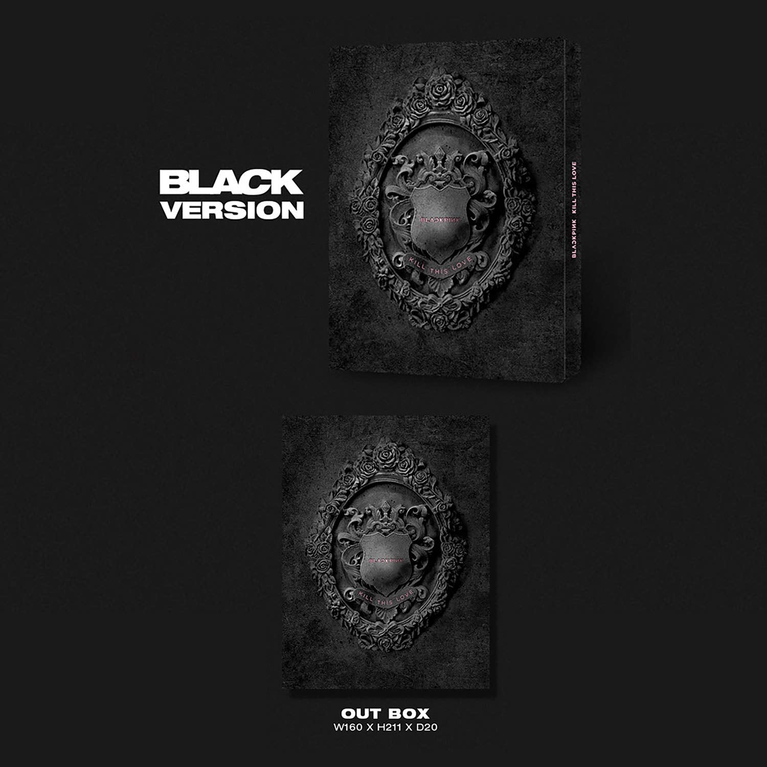 BLACKPINK – Kill This Love (Black Version) 2nd Mini Album (CD + Photobook + Extras)