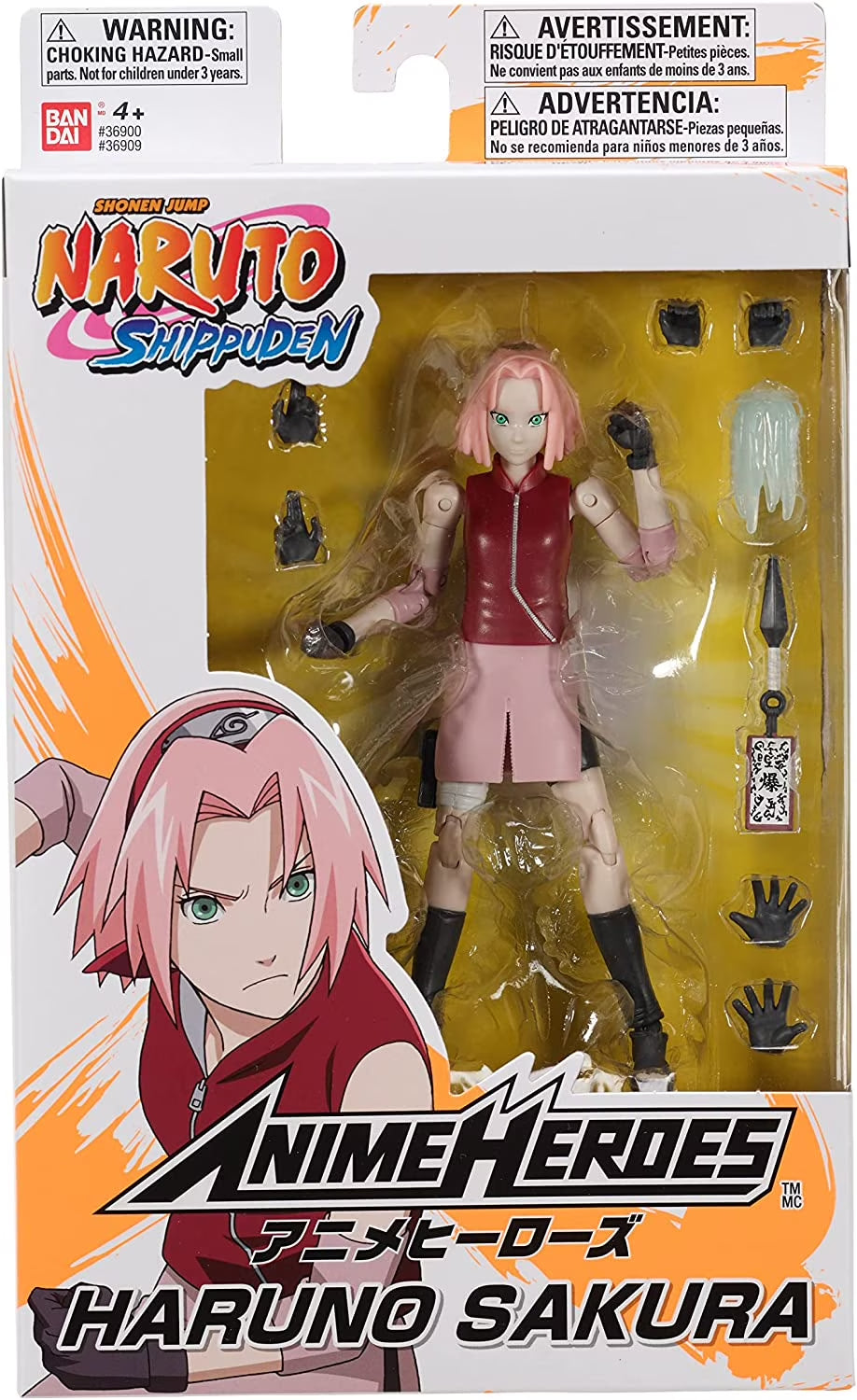 - Naruto Shippuden - Sakura Haruno, 6.5" Action Figure