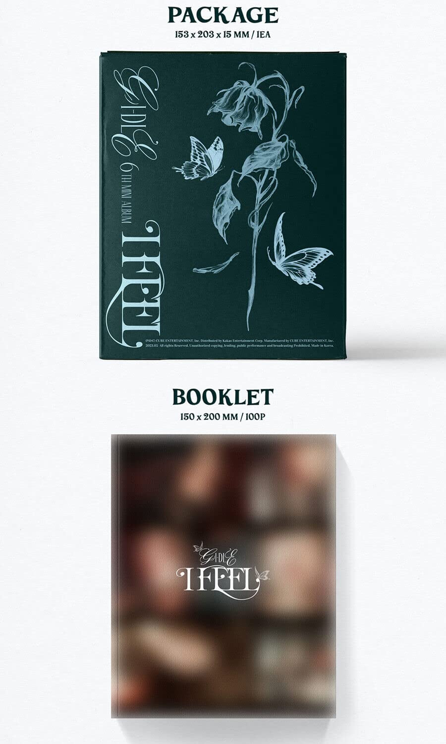 (G) I-DLE - 6Th Mini Album ( BUTTERFLY Ver. )