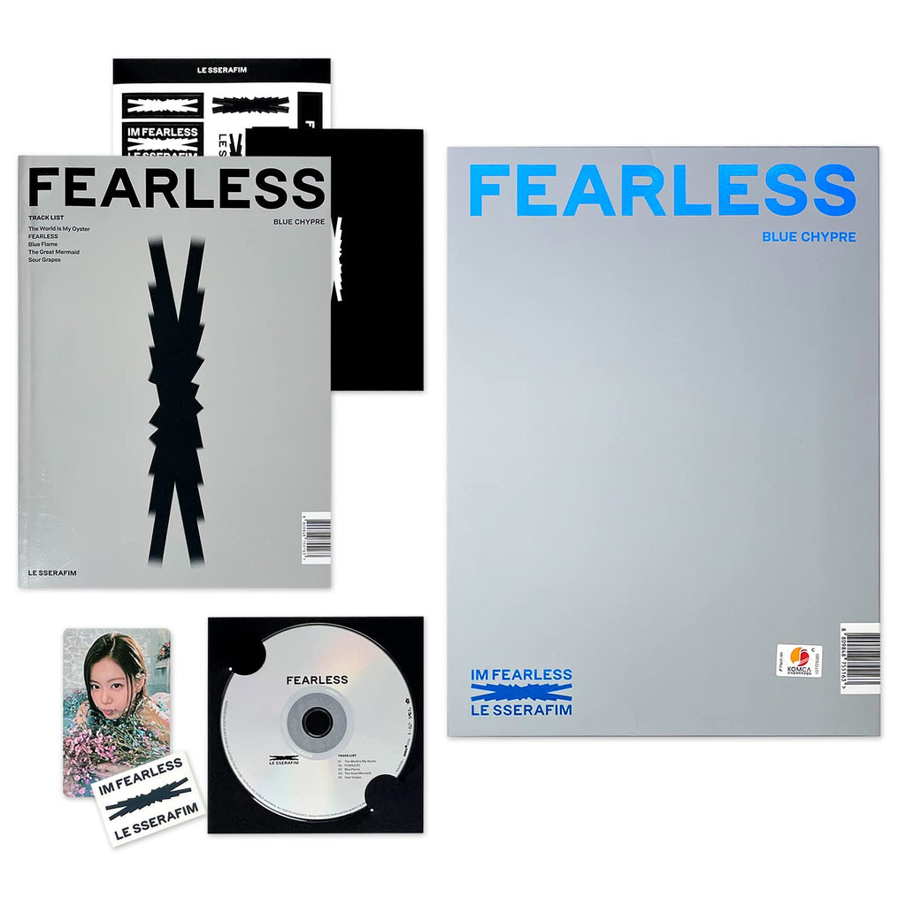LE SSERAFIM - 1St Mini Album [FEARLESS] (Vol.2 BLUE CHYPRE Ver.) 