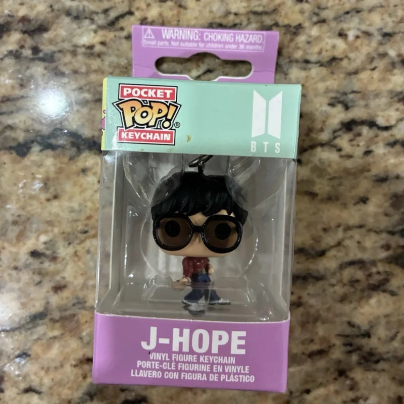 BTS Dynamite Figure Keychain Set – RM, Jin, Suga, J-Hope, Jimin, V & Jungkook Collectibles
