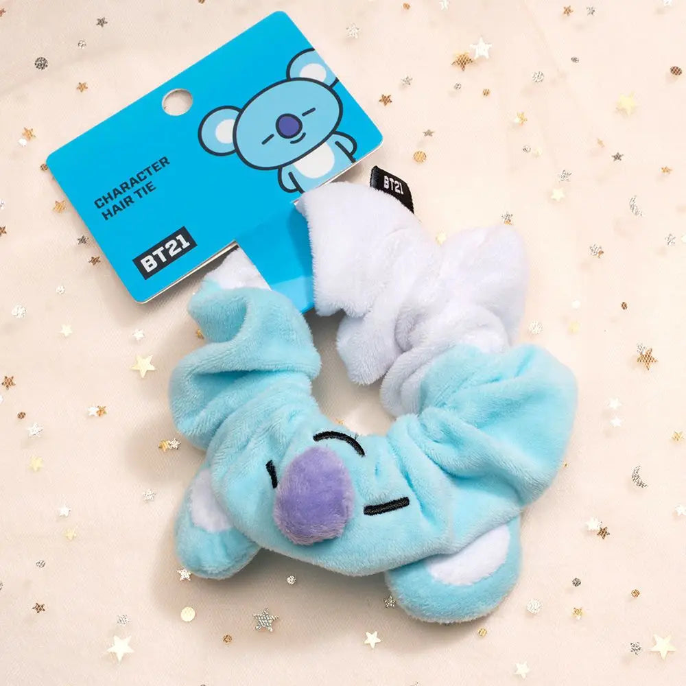 BT21 Kawaii Scrunchie – Soft BTS Hair Band