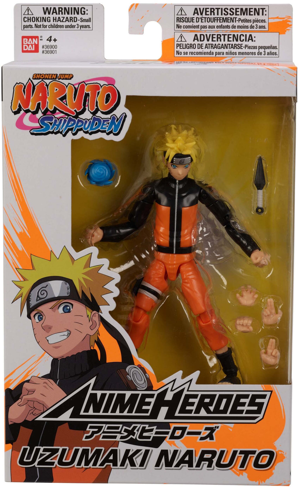 - Naruto Shippuden - Naruto Uzumaki, 6.5" Action Figure