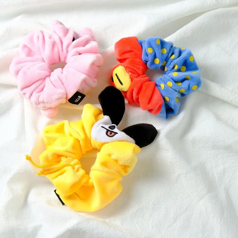 BT21 Kawaii Scrunchie – Soft BTS Hair Band