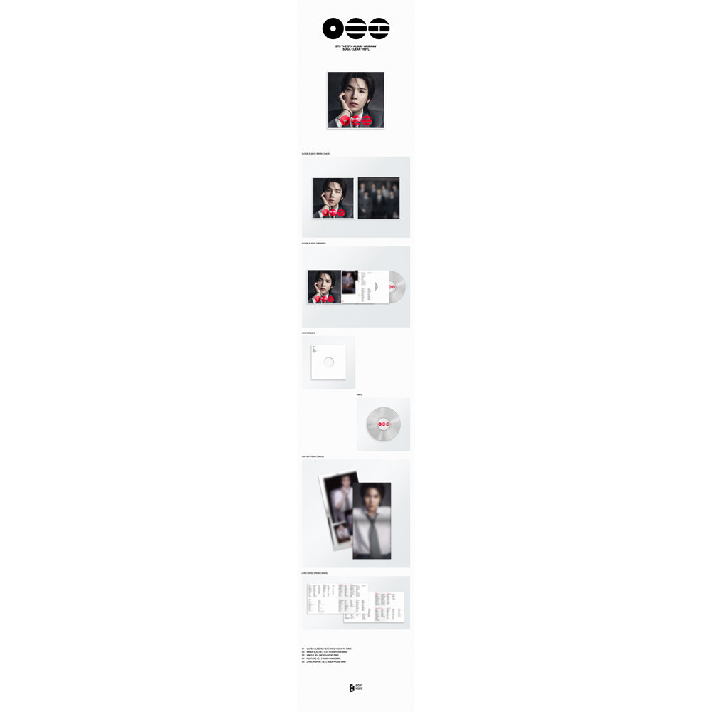 BTS the 5Th Album 'ARIRANG' (SUGA Clear Vinyl)