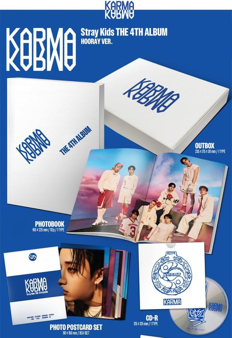 Stray Kids - Vol.4 Karma Standard Version CD (Random Ver.)