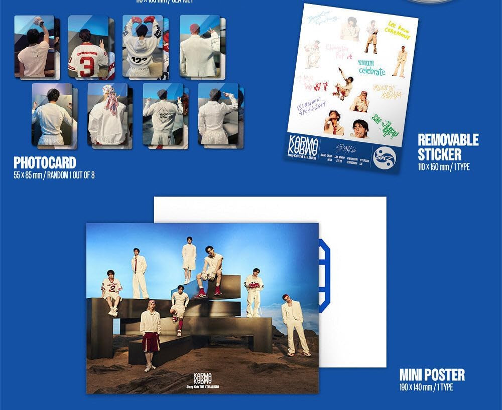 Stray Kids - Vol.4 Karma Standard Version CD (Random Ver.)