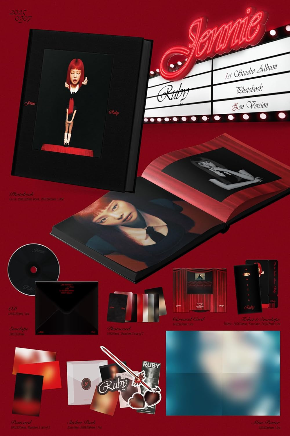 JENNIE – Ruby (Zen Ver.) Photobook Album (KR Edition)