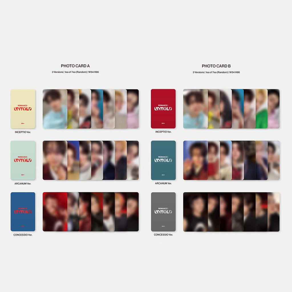 ENHYPEN ROMANCE : UNTOLD INCEPTIO Ver. Album Set + Photocards