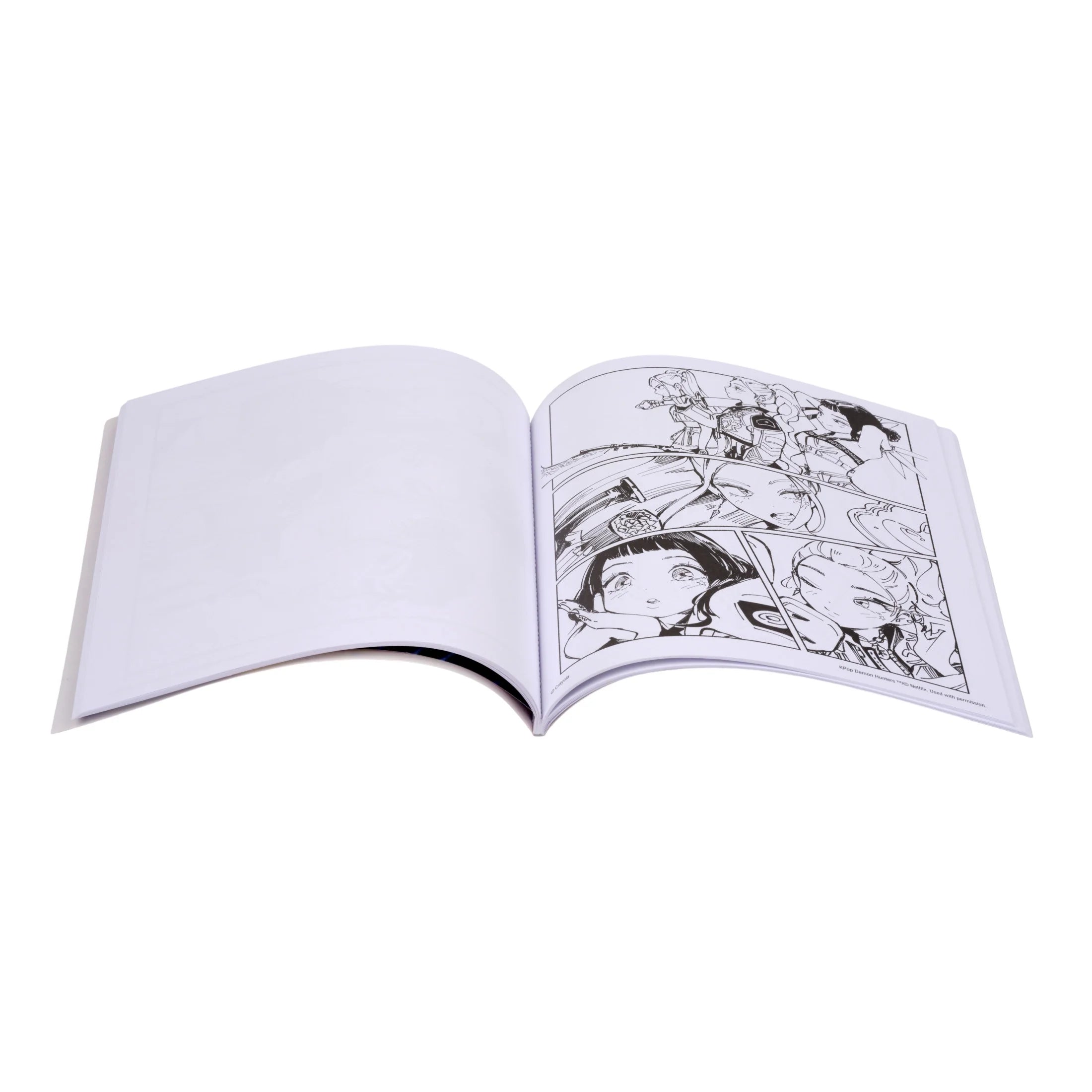 K-Pop Demon Hunters Coloring Book – 28 Pages + Poster