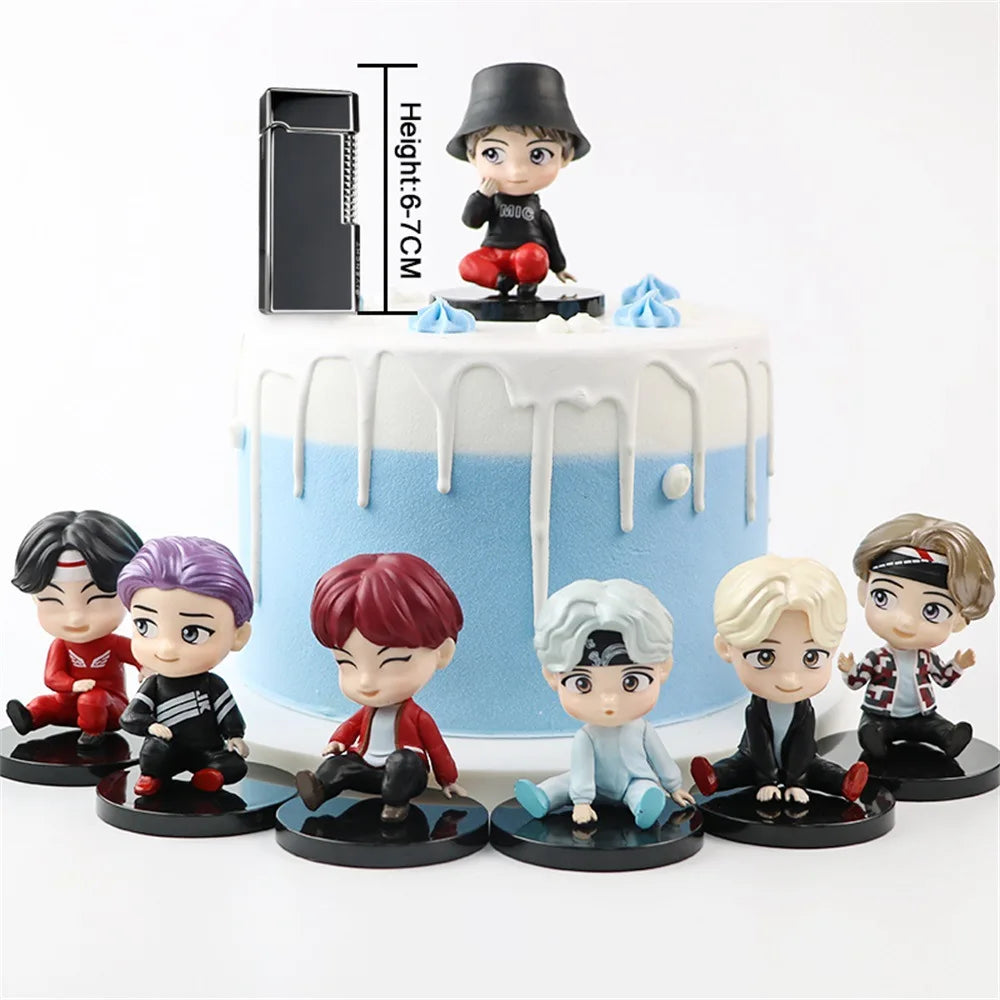 BTS Member Figure Set – 7PCS K-Pop Idol Collectible Toys