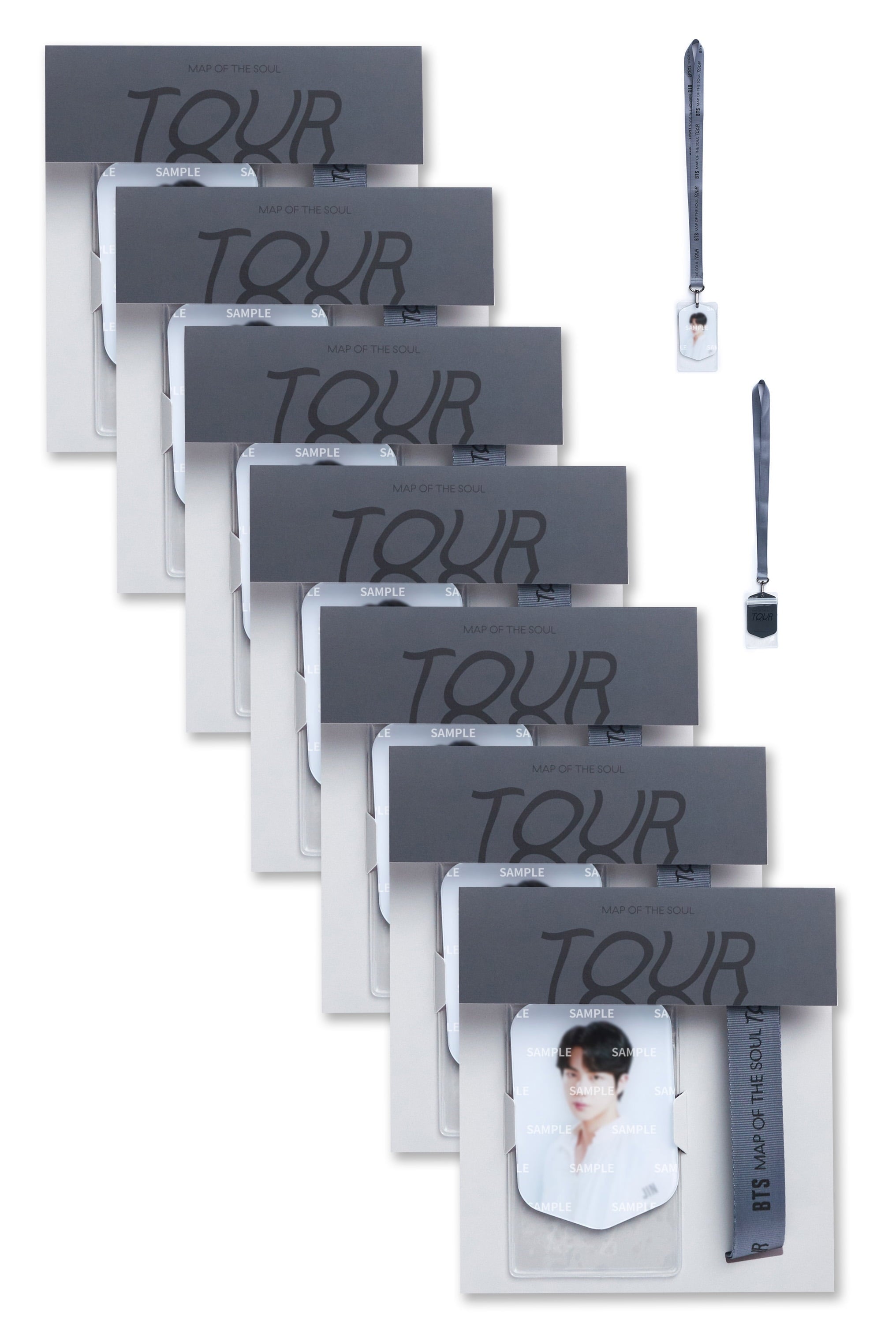 BTS - Map of Soul Tour - Official Merch - Lanyards - Bundle of All Members