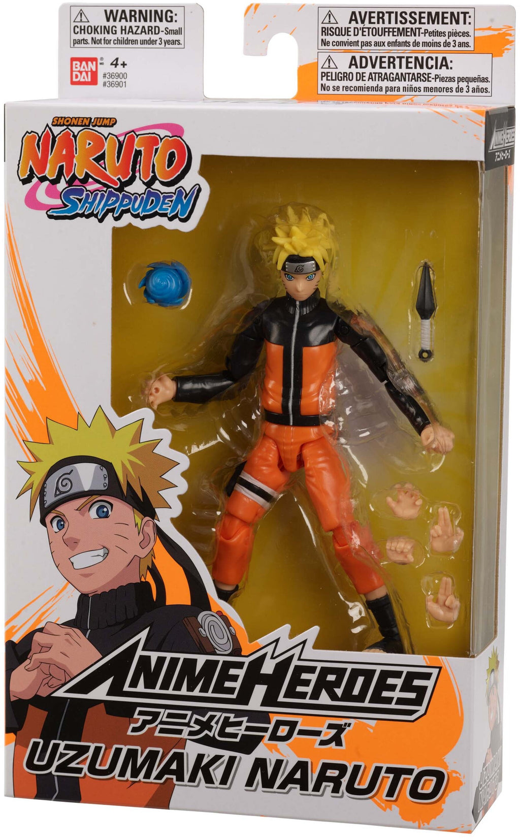 - Naruto Shippuden - Naruto Uzumaki, 6.5" Action Figure