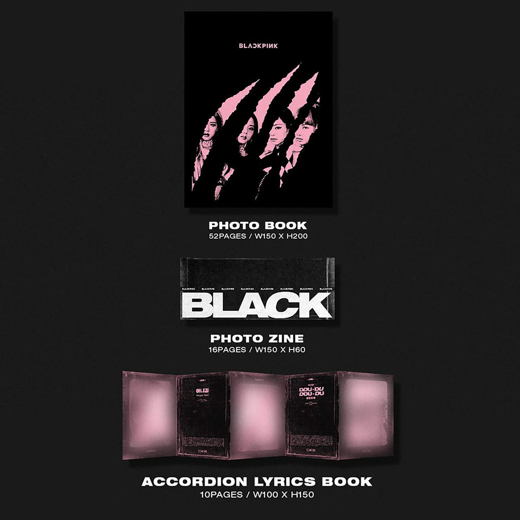 BLACKPINK – Kill This Love (Black Version) 2nd Mini Album (CD + Photobook + Extras)