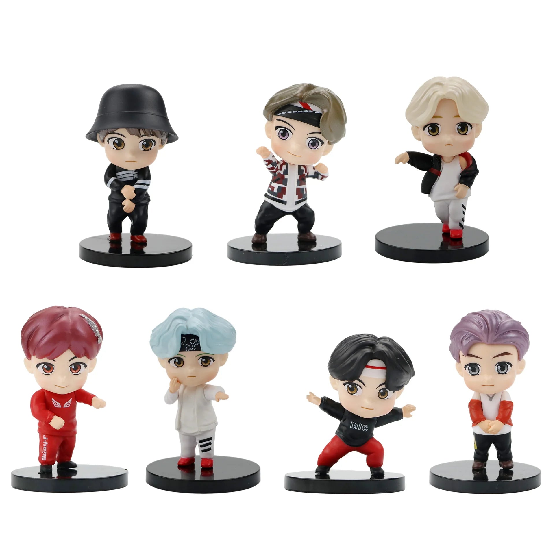 BTS Member Figure Set – 7PCS K-Pop Idol Collectible Toys