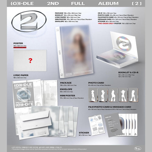 (G) I-DLE - 2Nd Full Album (1 Ver.)