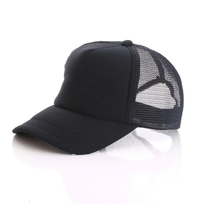 BTS Cartoon Mesh Baseball Cap – Breathable Unisex Sun Hat