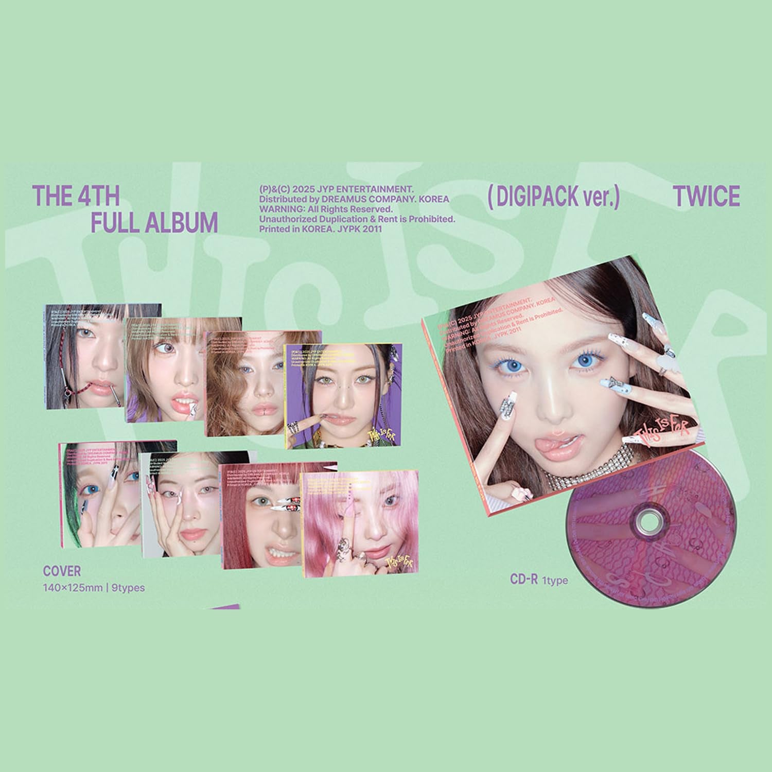 TWICE - the 4Th Full Album [THIS IS FOR] Ver. / Random) 