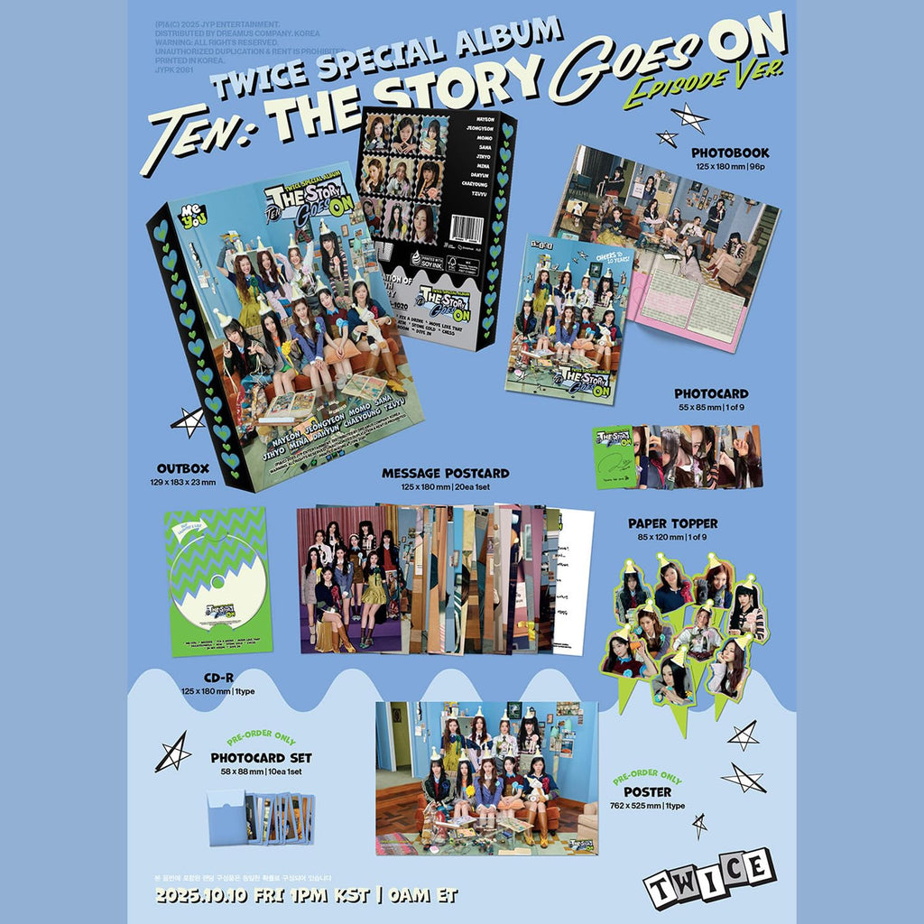 TWICE - Special Album [TEN: the Story Goes On] (EPISODE Ver.) 