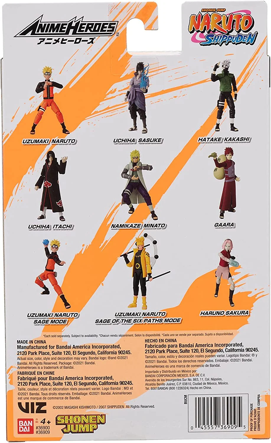 - Naruto Shippuden - Sakura Haruno, 6.5" Action Figure
