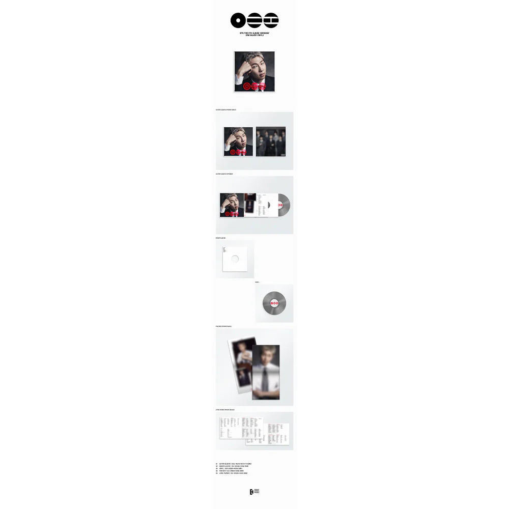 BTS the 5Th Album 'ARIRANG' (RM Silver Vinyl)